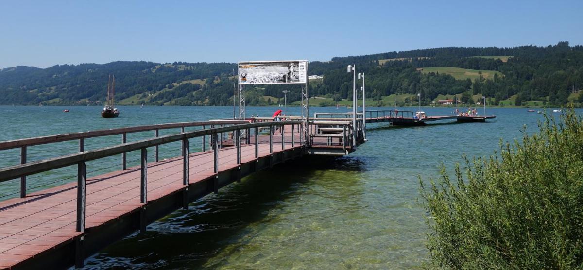 בוהל אם אלפסי Ferienwohnung Mit Sauna Am Alpsee מראה חיצוני תמונה